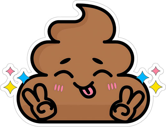Poop Emoji Sticker